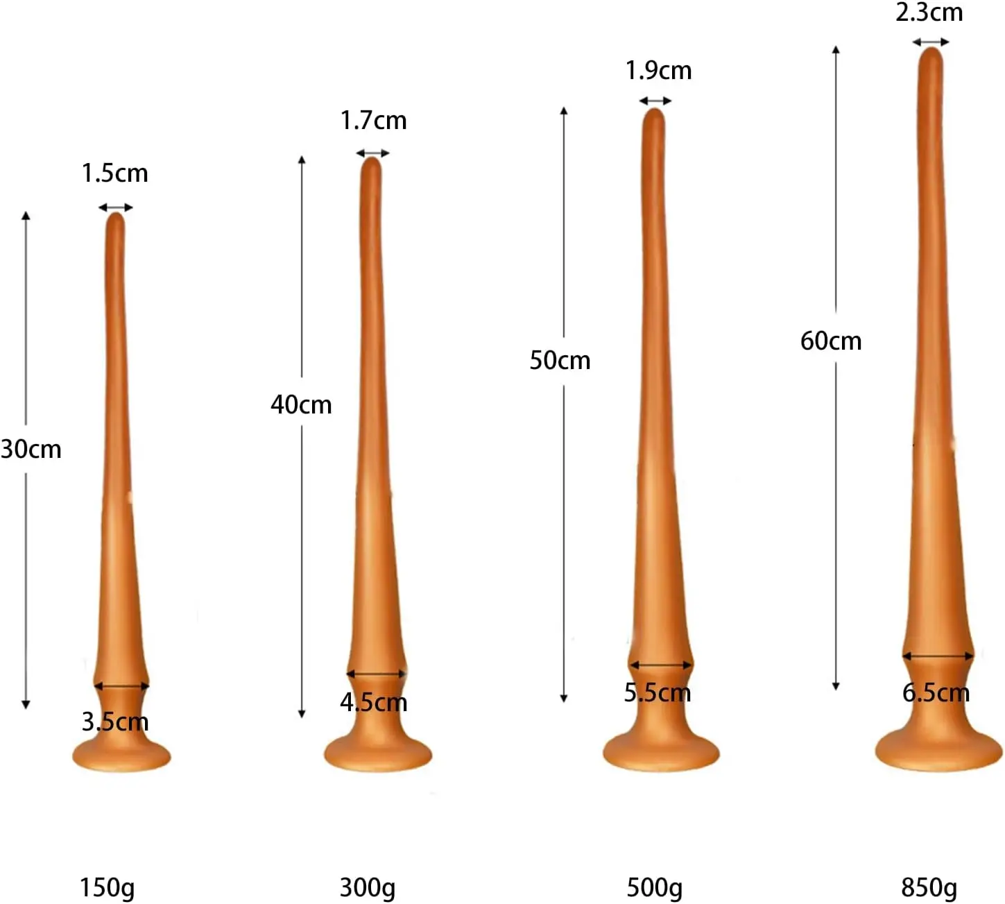 سوبر طويل دسار الجنس لعب الكبار سيليكون المقابس الشرجية ل U & G بقعة تدليك الشرج موسع مع مقياس SM تحفيز المهبل Plu #5