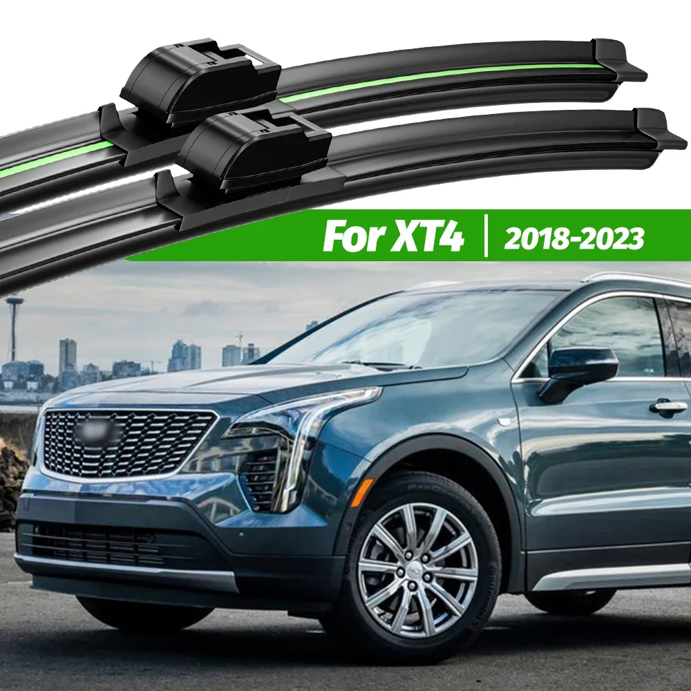 

For Cadillac XT4 2018-2023 2pcs Front Windshield Wiper Blades 2019 2020 2021 2022 Windscreen Window Accessories