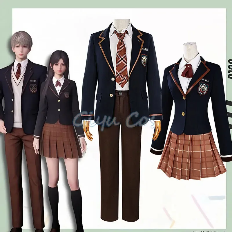 

Love and Deepspace Rafayel Sylus Cosplay Costume Adult Carnival Anime School Uniform Costumes