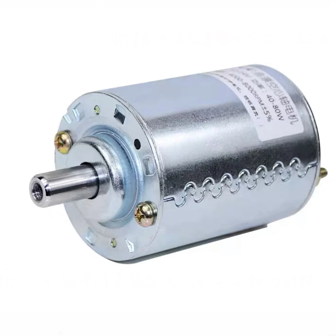 12V 24V 8000RPM 80W JT0 Cone Hollow Shaft DC Carbon Brush Motor 51MM DIY Fish Float Bed Motor 10MM With 4MM-Hollow Shaft