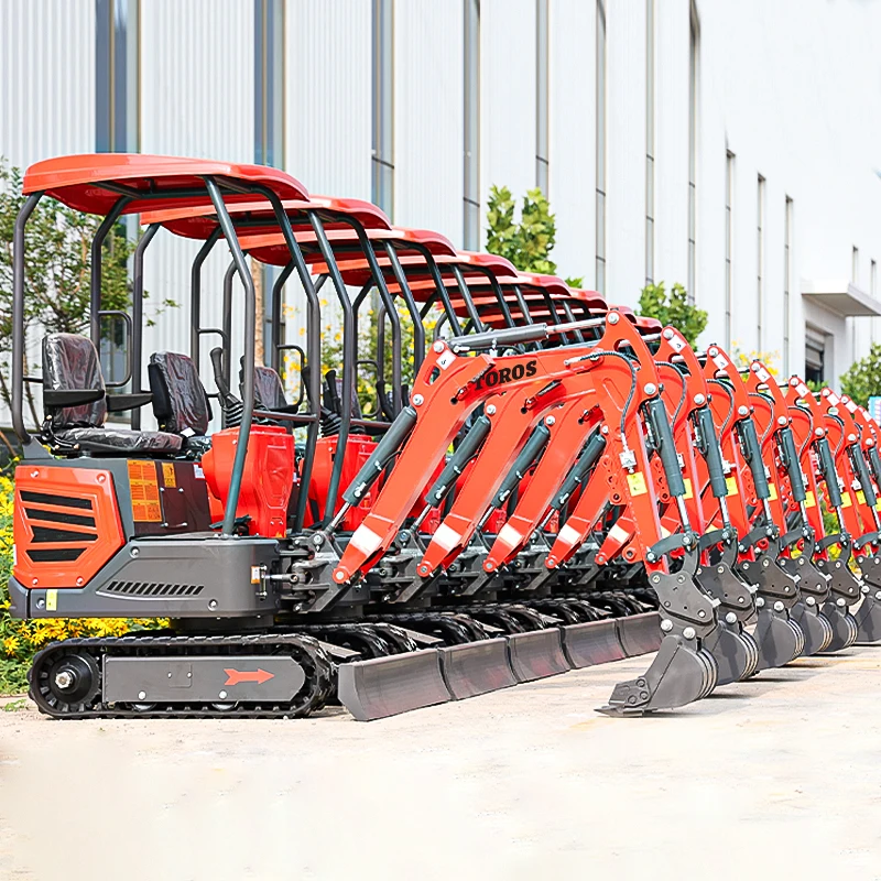 Chinese Manufacturer Mini Small Digger Ce Epa Euro 5 China Wholesale Compact Customize Mini Excavators 1 Ton 1.2 Ton Prices