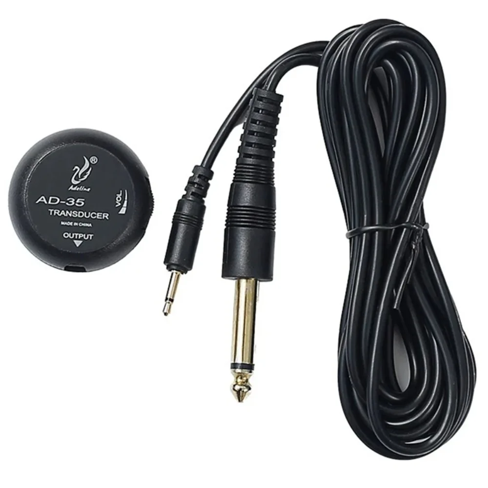 AD-35 Mini Sound Pick-Up Piezo Amplifier Transducer Stick Piezo Pickup for Acoustic Guitar Ukulele Violin Cello Banjo