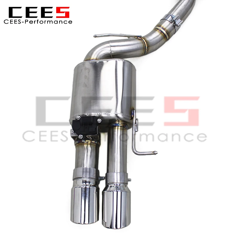 CEES Custom Stainless Steel Valve Catback Exhaust for BMW M5 F10/F15 4.4TT 2012-2016 Racing Escape Exhaust Pipe System Muffler