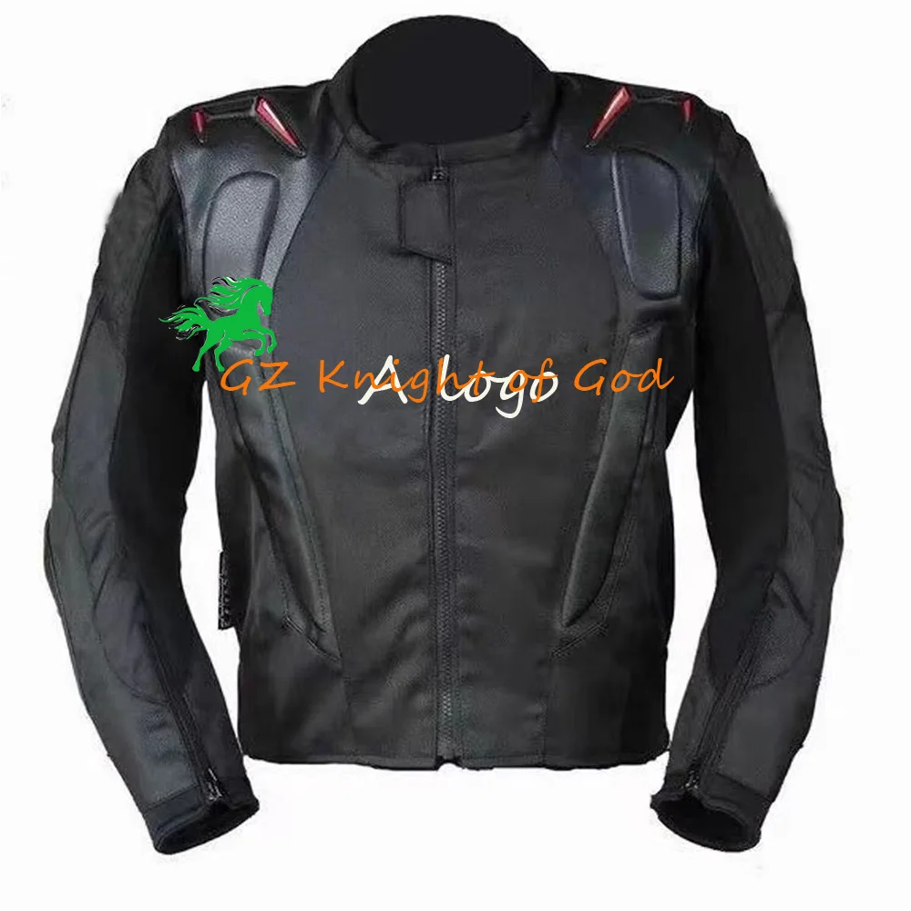 Motorcycle Jacket Men's Motorbike fabric Jacket Four Season Warm Riding Jacket Windproof winter racing Hump Coat Cotton lining