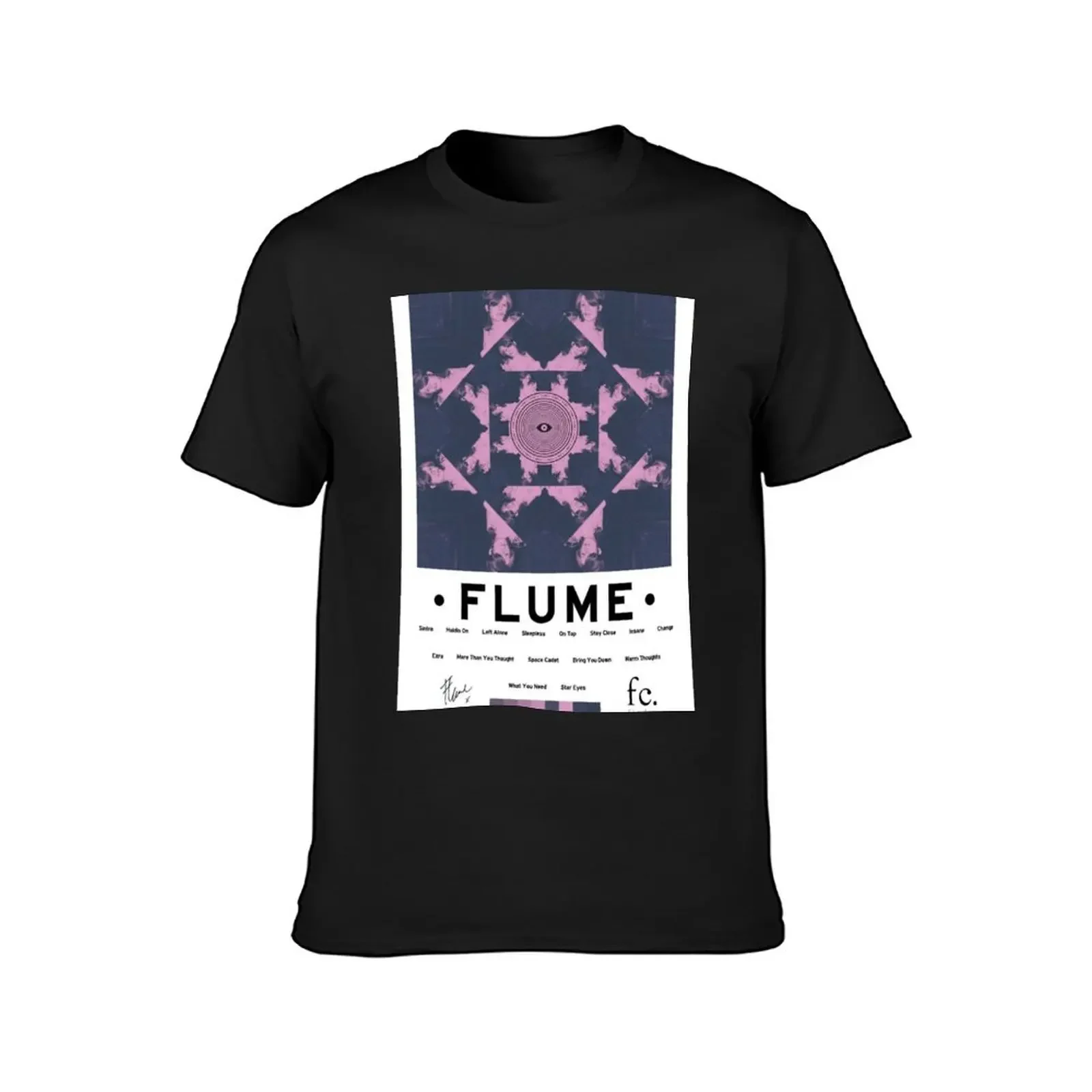 Flume Self Titled Album- Tracklist T-Shirt plus sizes plus size tops essential t shirt oversized t shirts for men