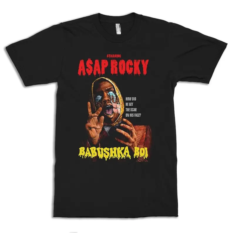 ASAP Rocky Babushka Boi T-Shirt / Men's Women's Sizes / Cotton Tee (wra-118)