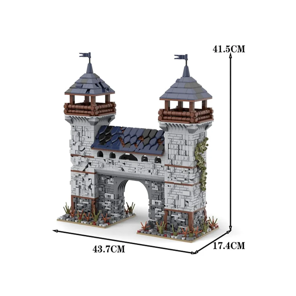 MOC – blocs de construction d'architecture médiévale, faucon, briques modulaires, éducation, Puzzle, jouets, cadeaux d'anniversaire pour enfants