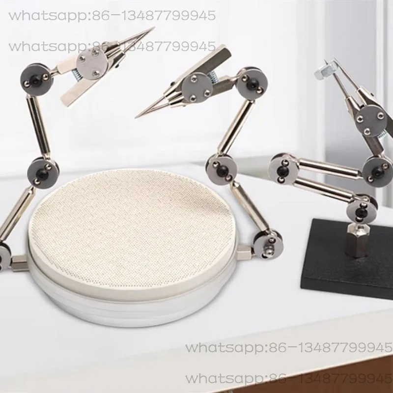 Welding Fixture Auxiliary Fixture Multifunctional Rotary Welding Table Jewelry Tool Rebound Clip Electric Soldering Iron Bracket