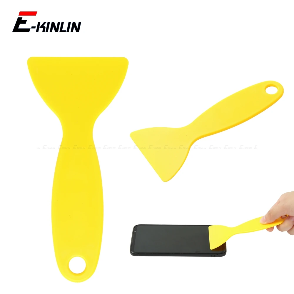 Plastic Screen Shovel Tools Protector Protective Film Scraper For iPhone Android Mobile Phone Tablet Glue Remover Repair Tool