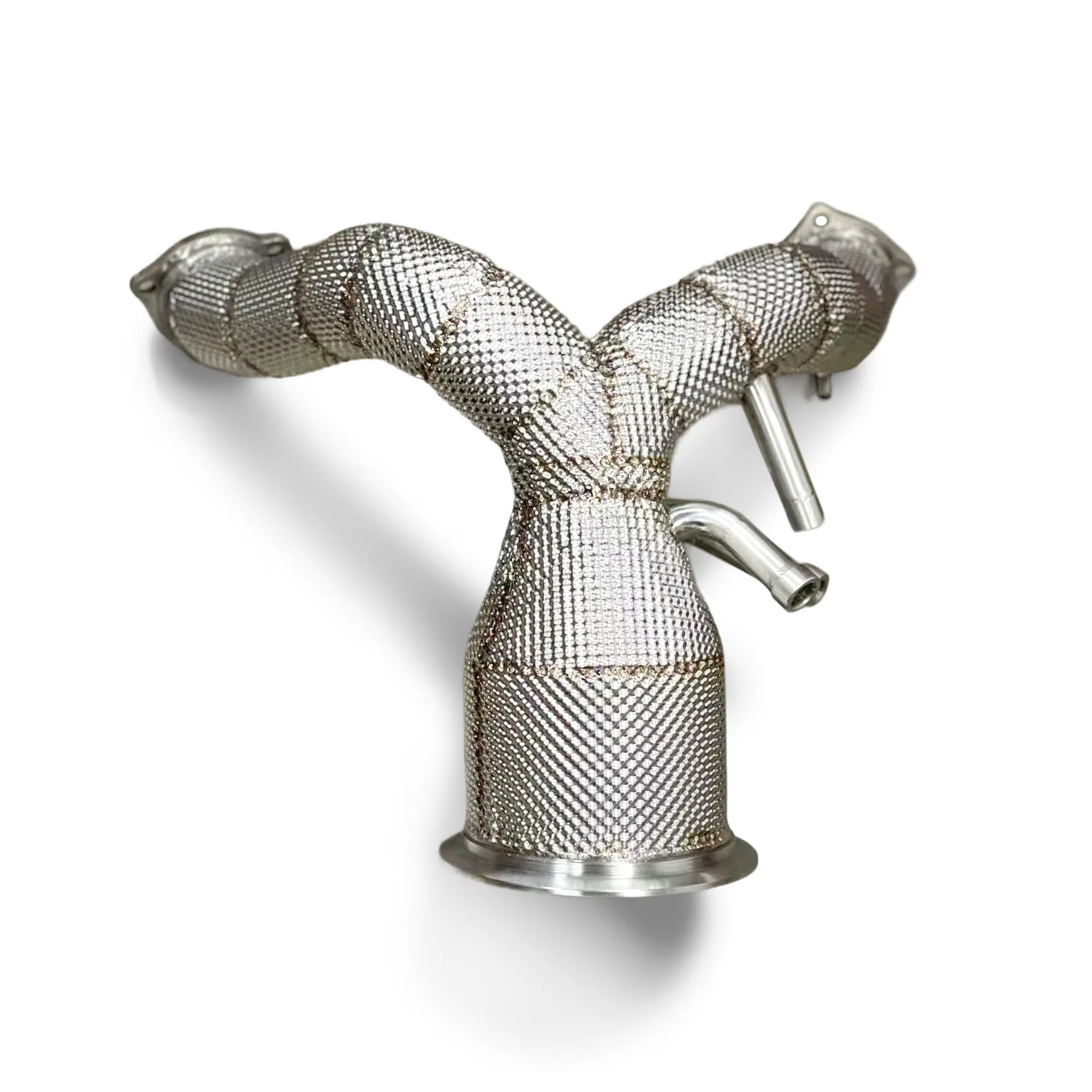 

Suitable for Audi Q8 3.0T 2021-2024 Stainless steel with heat insulation with catalyst exhaust muffler