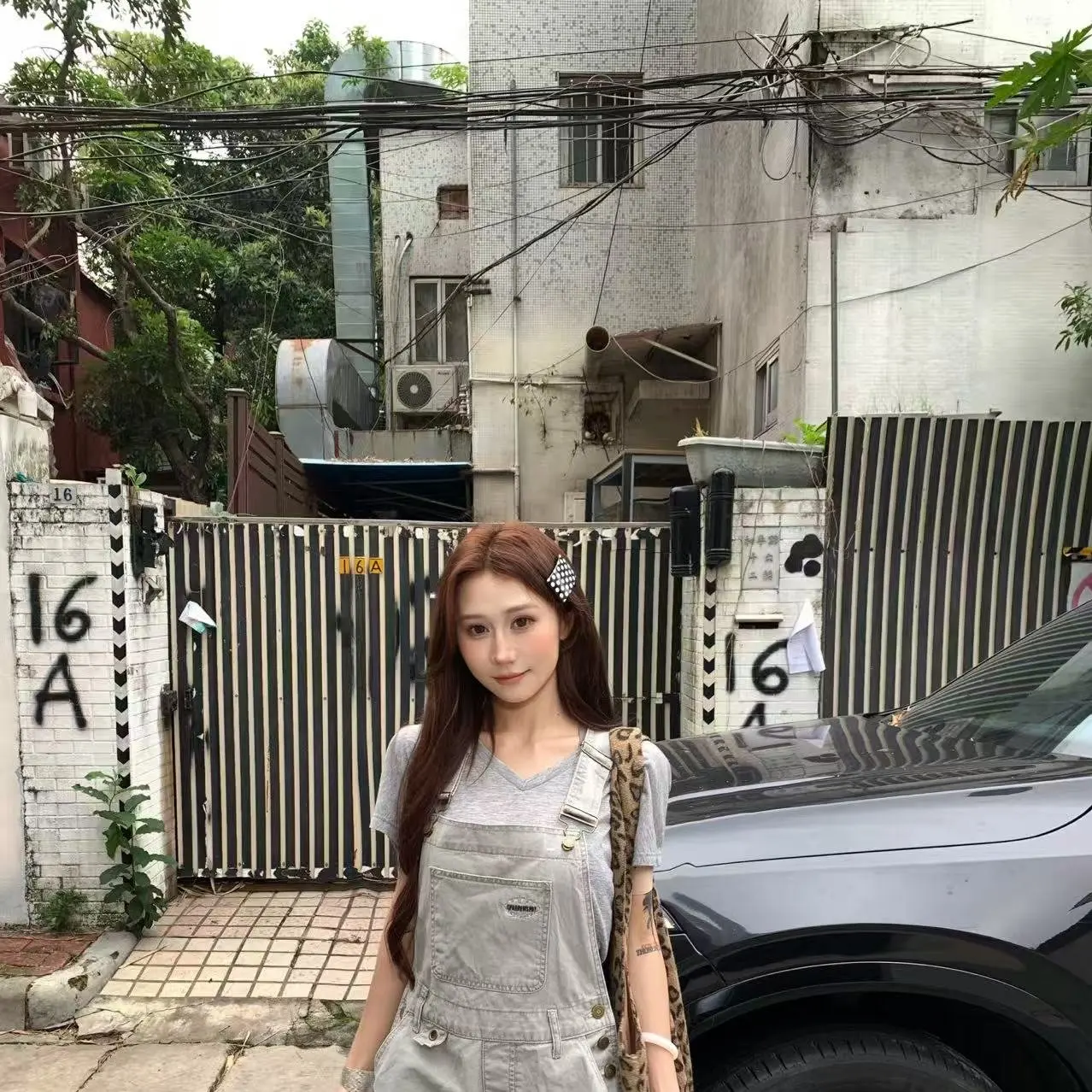 

American Retro High Street Workwear Pants Women Loose Casual Wide Leg Jumpsuit Shorts High Waist Cotton Summer Fashion