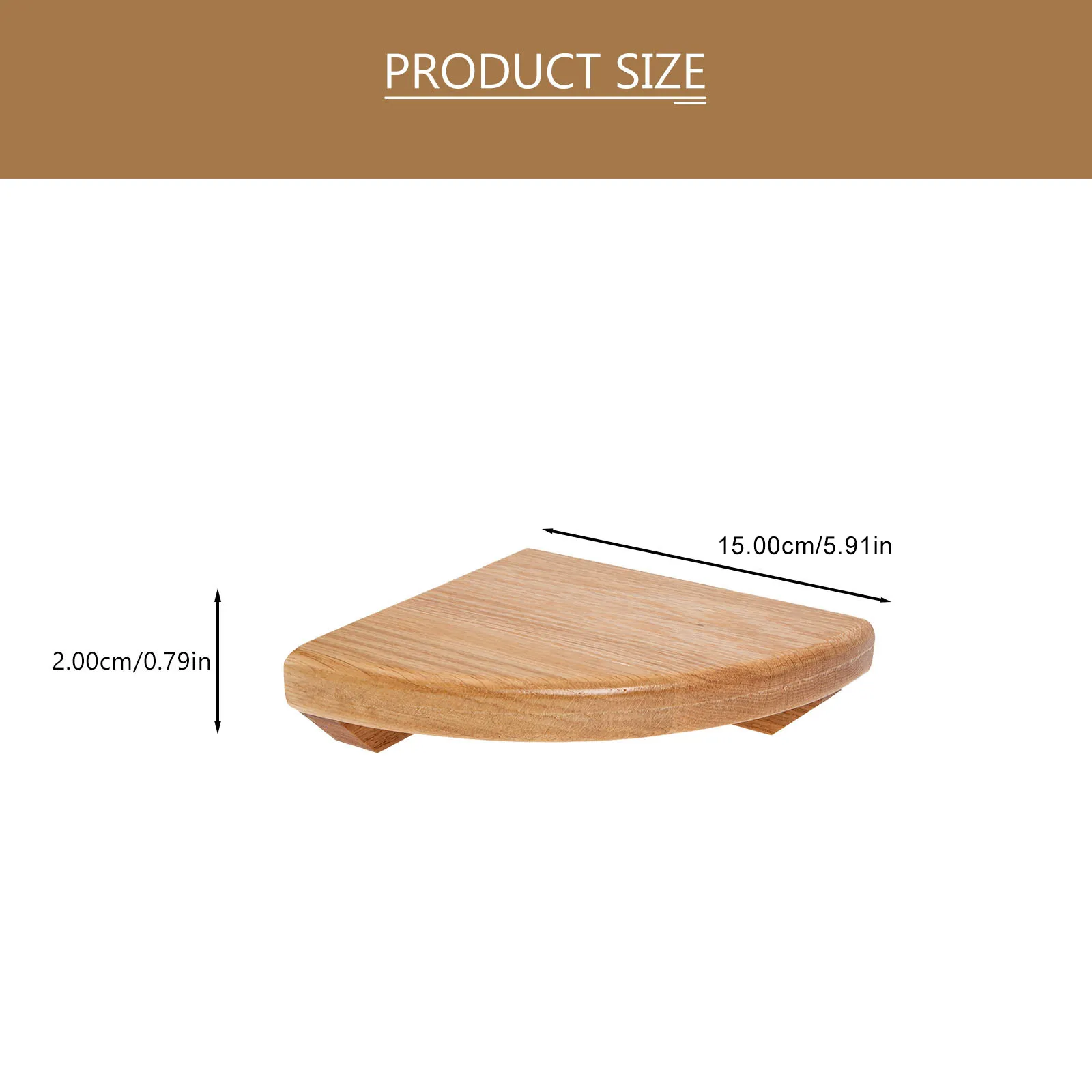 Wood Wall Mounted Storage Rack – Multi-Use Hanging Shelf for Bedroom, Living Room, Bathroom Organization
