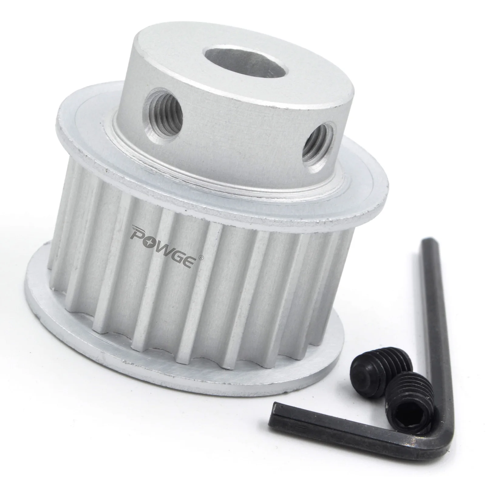 POWGE 10 12 14 15 teeth HTD 5M Timing Pulley BF Bore 5/6/6.35/7/8/10/12/14/15mm for HTD5M belt width 15/20/25mm 10T 12T 14T 15T