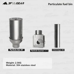 3F UL GEAR Firewood Stove Accessories Cooking Portable Camping Equipment Burner Outdoor Winter Tent Wooden Heating