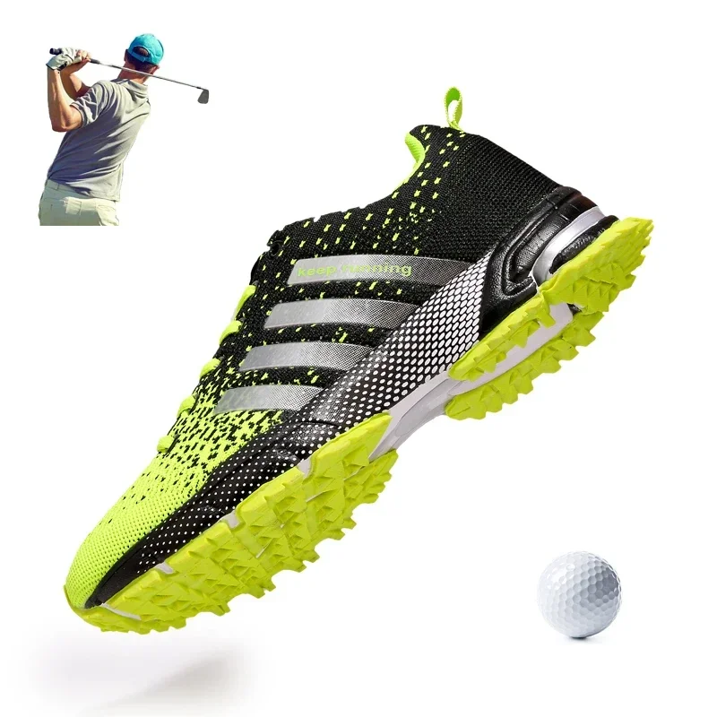 Männer Golfs chuhe atmungsaktiv Sommer Outdoor Gras Walking Sneakers profession elle Golf Sneakers Mann Business Freizeit schuhe Golf