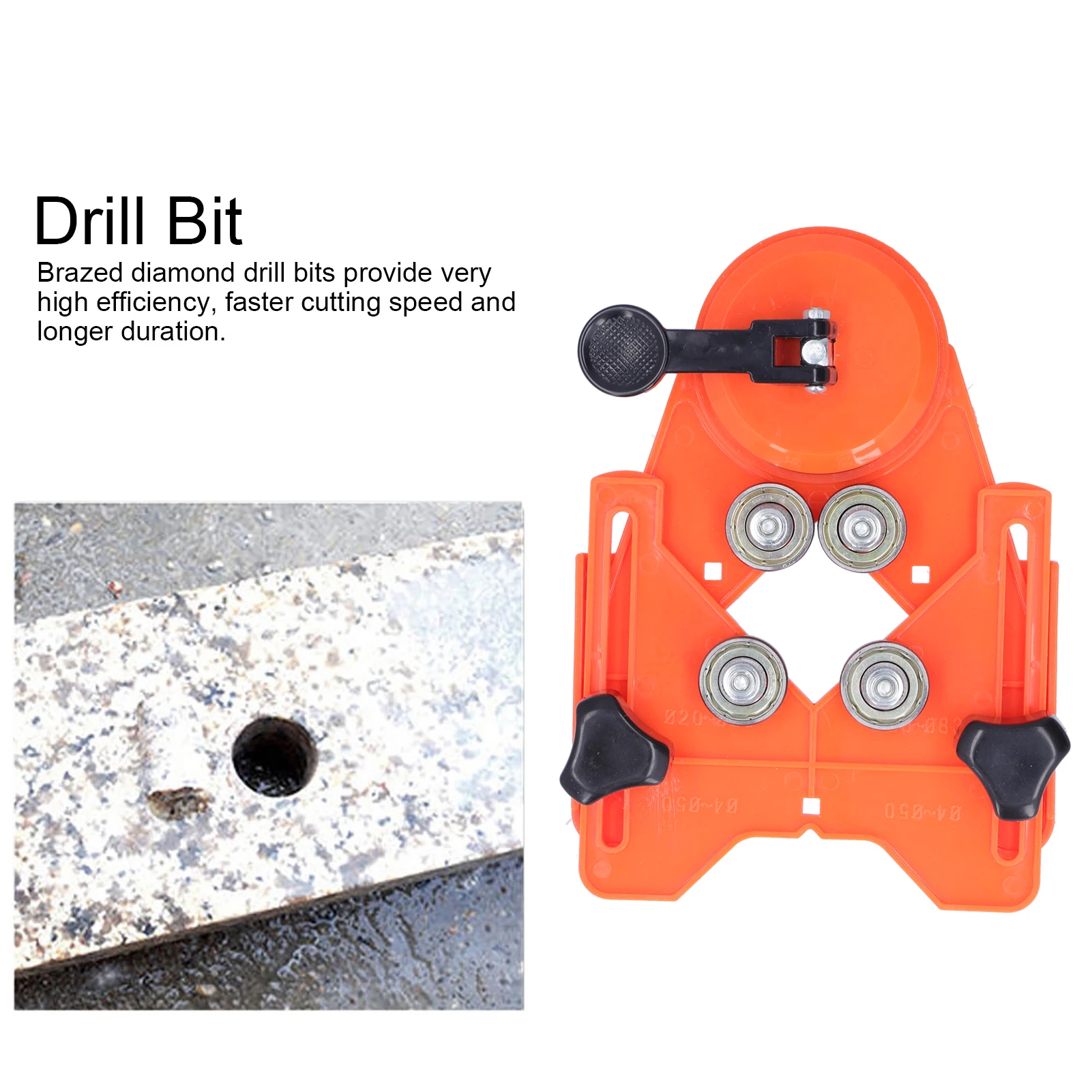 Hollow Drill Hole Saw Set Diamond Drilling Bits Tile Opener with Guidance Fixture for Ceramic