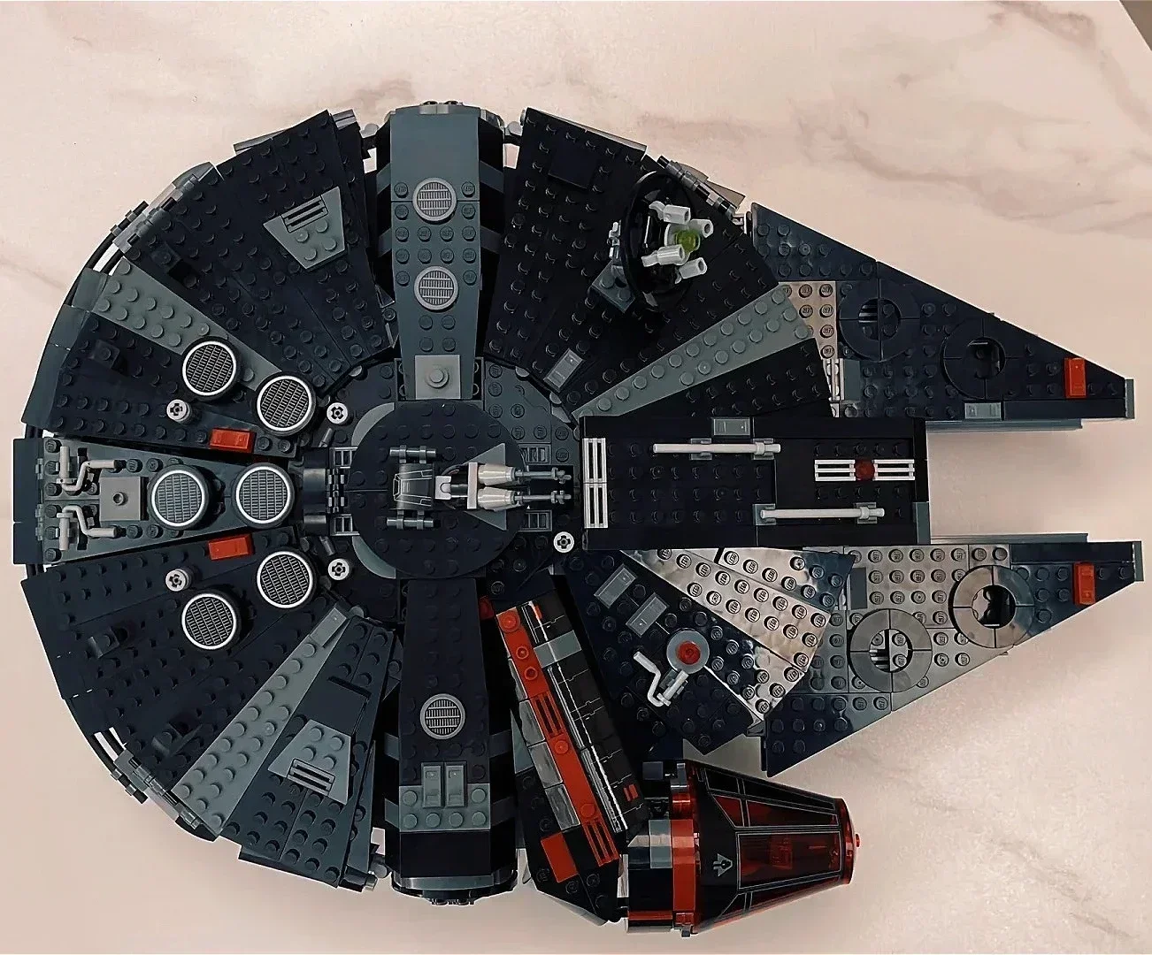 Klocki konstrukcyjne Interstellar Spaceship Alien 75389, kompatybilne z elementami Lego, idealne na prezenty świąteczne, 1579 elementów.