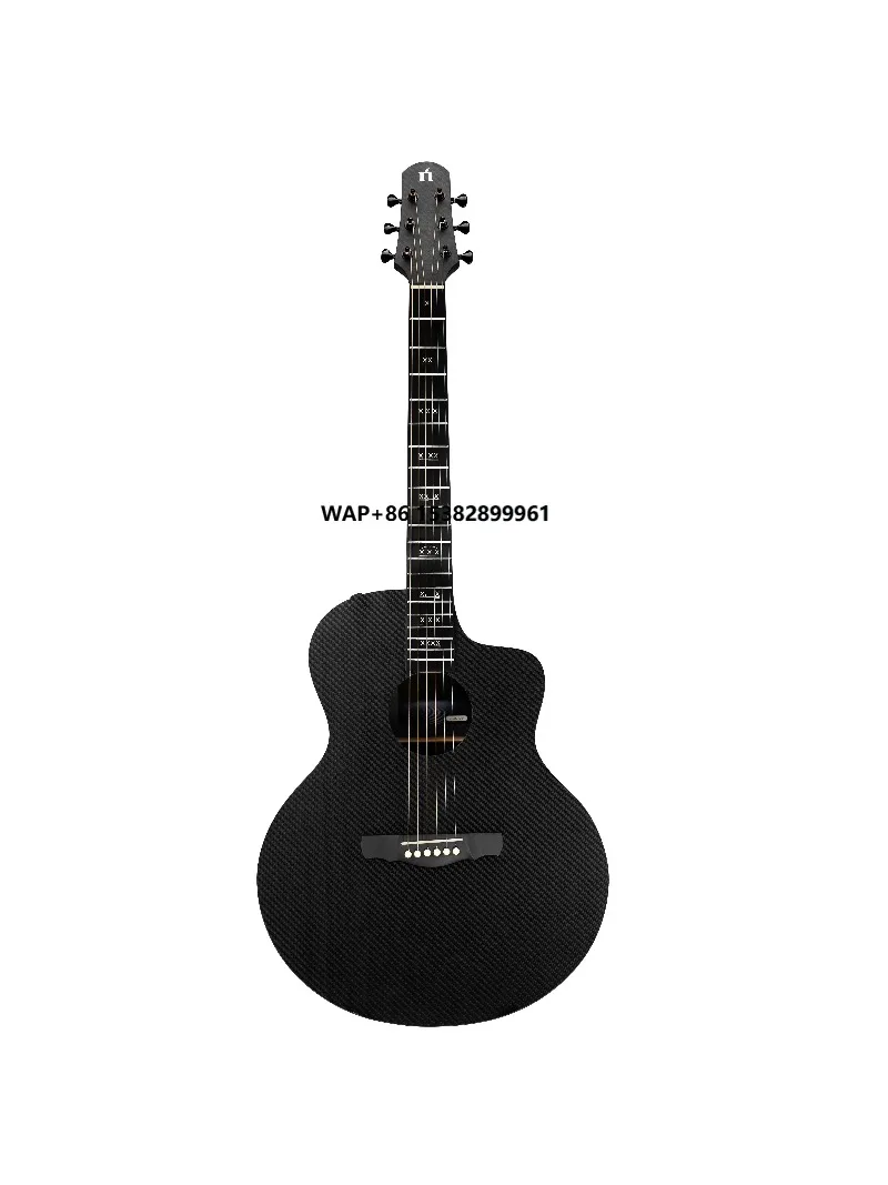 

Natasha X Carbon Series 41inch Amplified Acoustic Guitar with 3K Carbon Fiber Body Manhogany Neck 6 Steel Strings Matte Finish