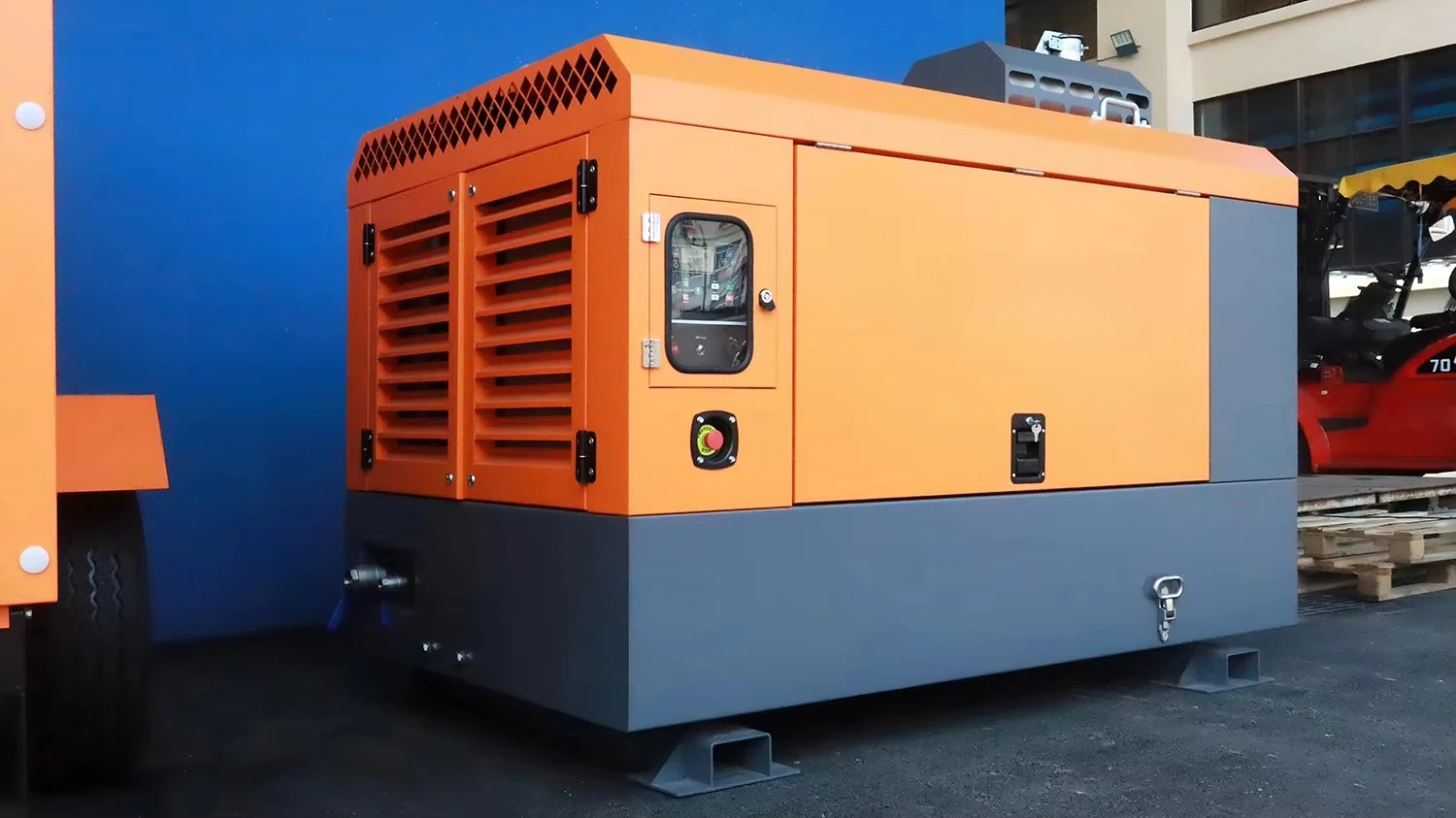 Heavy Duty Diesel Air Compressor For Mining And Blasting