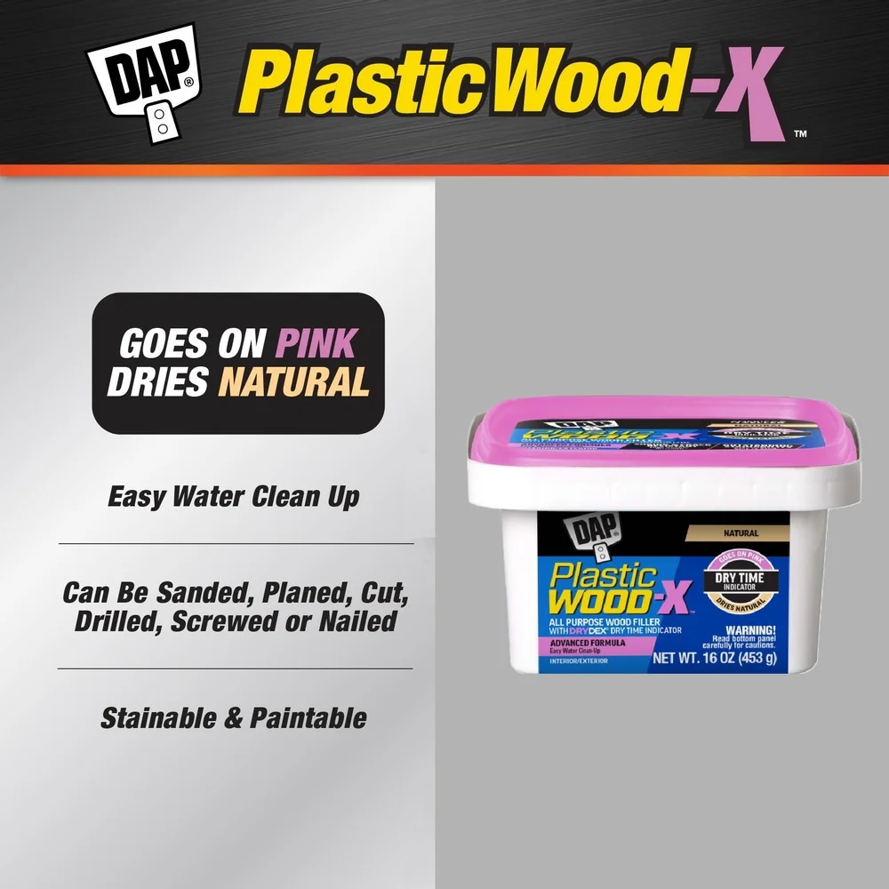 حشو الخشب الطبيعي 16 أونصة تركيبة من اللاتكس القابلة للصدأ سهلة الاستخدام سميكة سكين الصف حشو الإصلاحات الخارجية الداخلية