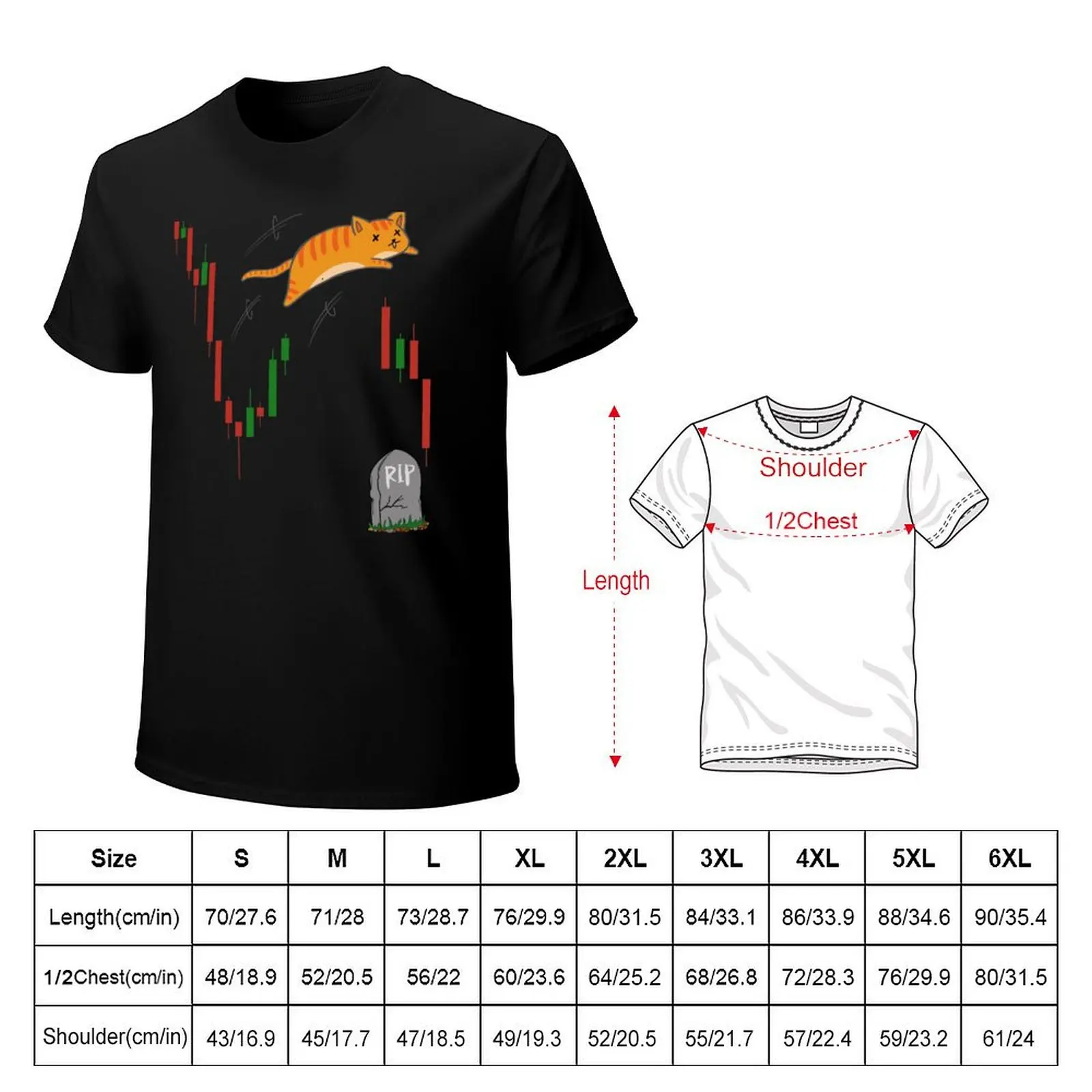 Dead Cat Bounce - Don’t get caught traders! T-Shirt t shirts for man graphic tees T-Shirt