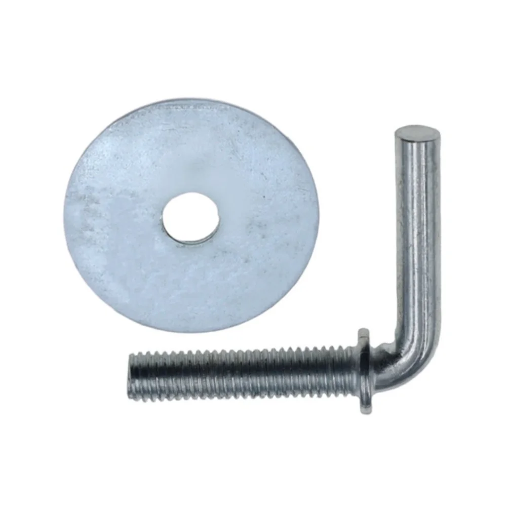 Metal L Bracket Base Mounting Screw Washer Set For 8mm Fan Secure Installation Hardware Fastener Accessories Industrial Use