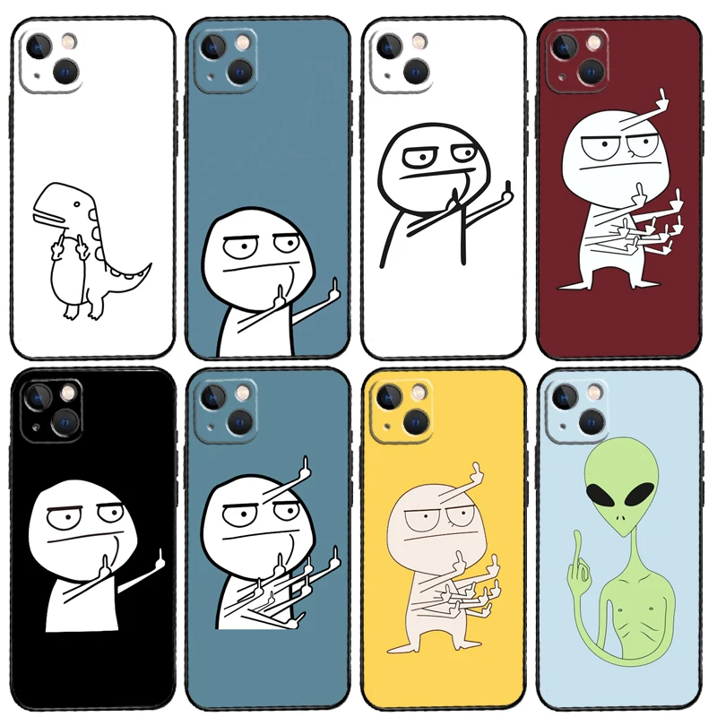Funny Middle Finger Memes Case For Honor Magic 5 6 7 8 Pro 200 400 Lite 50 70 90 Win RT X8c X8b X9a X9b X9c X9d Cover