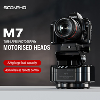 Soonpho M7 time-lapse photography electric gimbal, wireless shutter remote control, 360-degree rotation, suitable for panoramic