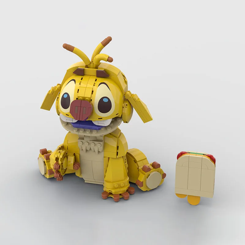 

New 689pcs Lilo & Stitchs Reuben Cartoon Model Building Blocks Diy Craft Assembly Toys Kids Education Birthday Christmas Gifts