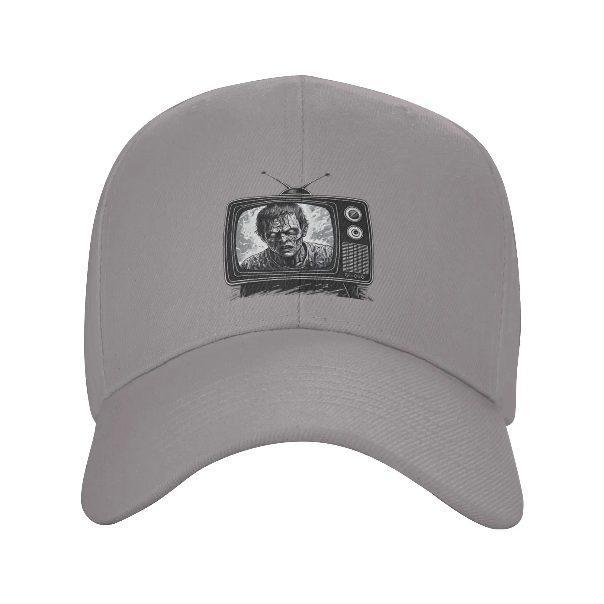 Hot Sale Zombie - Keep Calm and Watch Horror Movies Baseball Cap  Vintage Cap Women's  Ball Sports Cap Women's