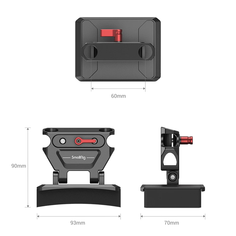 SmallRig Lightweight Chest Pad with Rod Clamp Reducing the Sense of the Weight of Long-term Handheld Shooting 3183