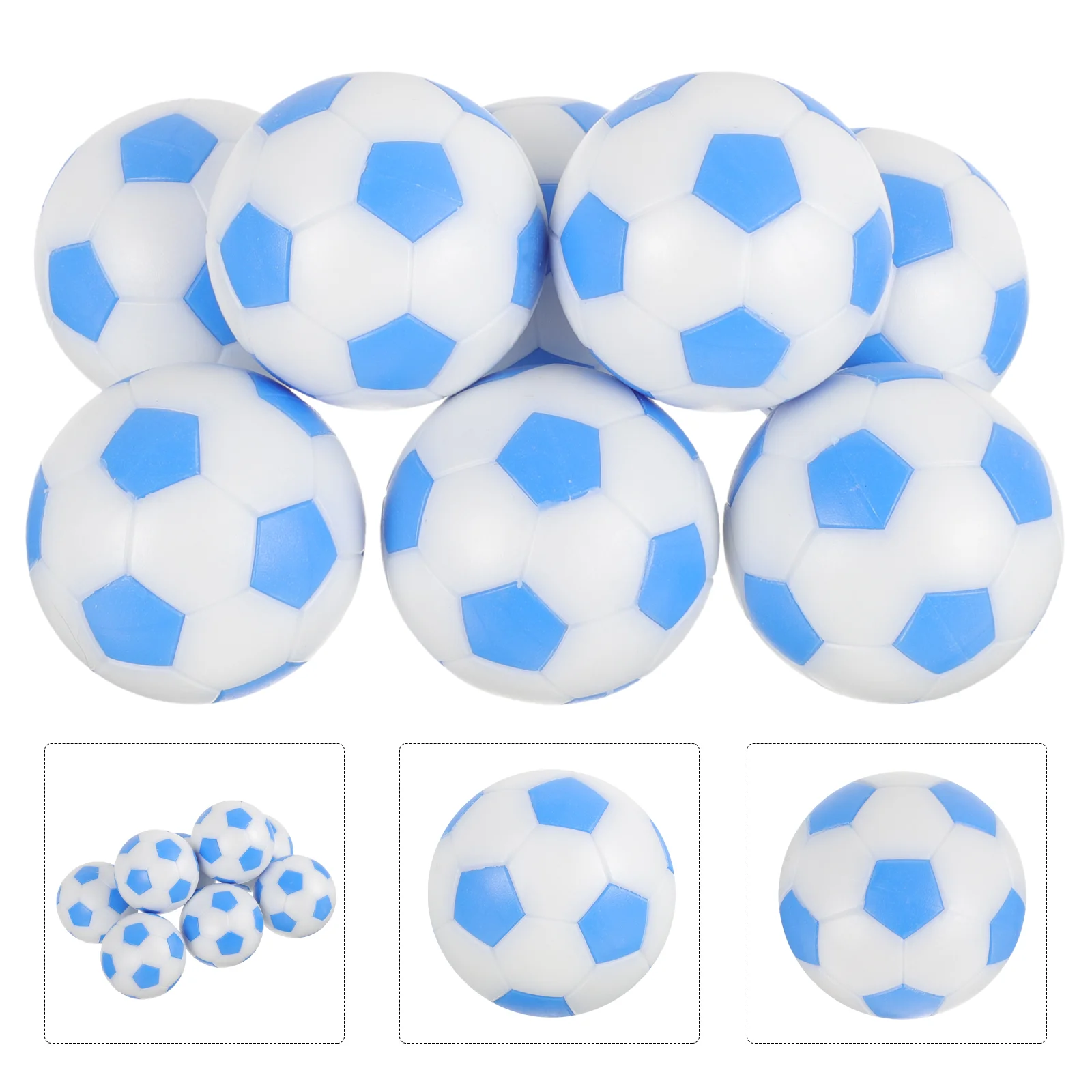 8 Pcs Table Football Accessories Kids Soccer Foosball Desktop Game Supplies Balls Footballs Plastic Parent-child for Adult