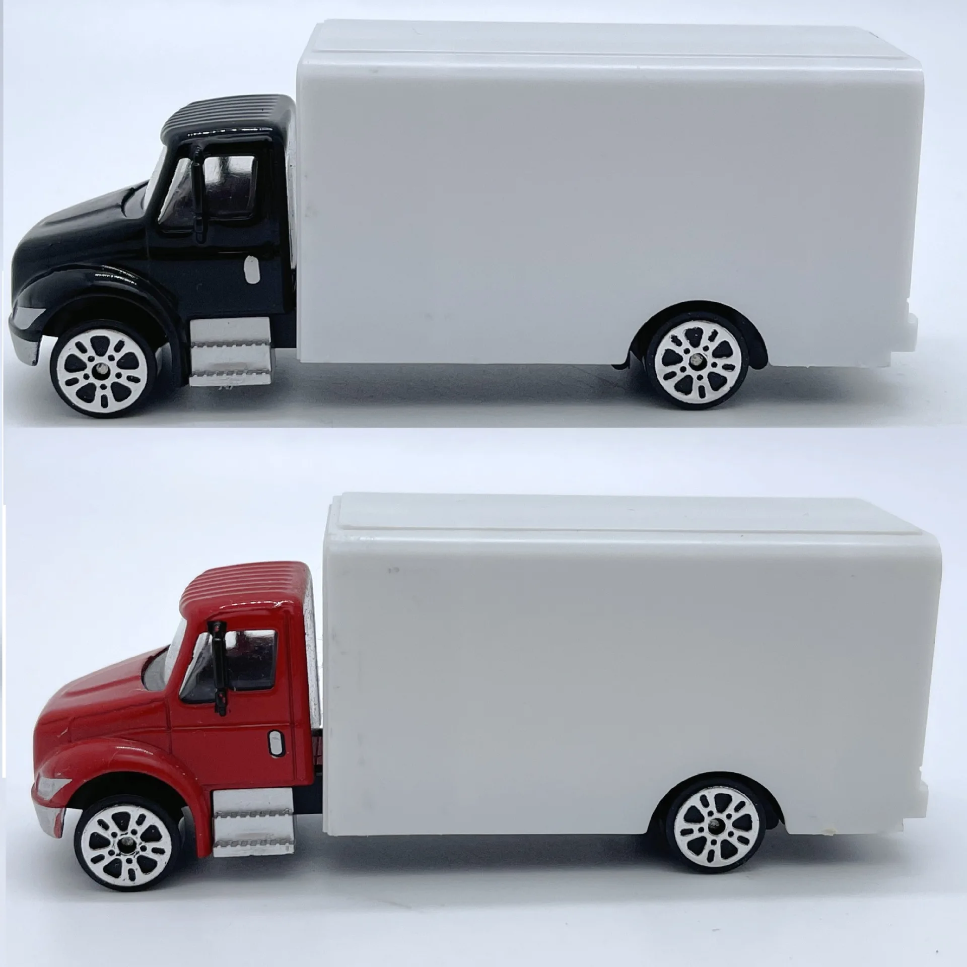 

9,5 см имитация контейнеров из сплава, креативный 1:64, литой автомобиль, американский фургон, реалистичный контейнер, подарки для мальчиков, украшение для рабочего стола