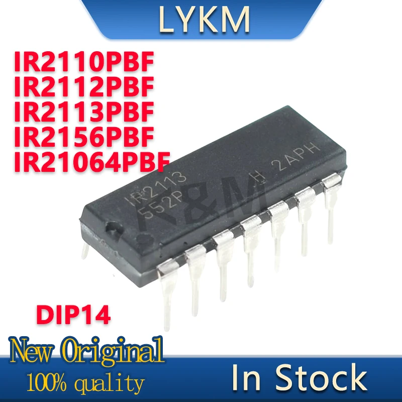 5/PCS New Original IR2110 IR2112 IR2113 IR2156 IR21064 IR2110PBF IR2112PBF IR2113PBF IR2156PBF IR21064PBF DIP-14 chip In Stock