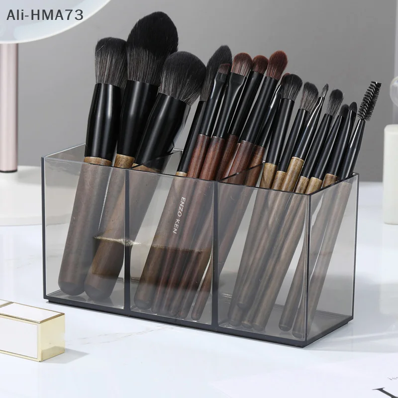 

HMA73-Makeup Brush Holder Makeup Organizer Cosmetic Storage Box Lipstick Eyebrow Pencil Display Stand Acrylic Transparent Box