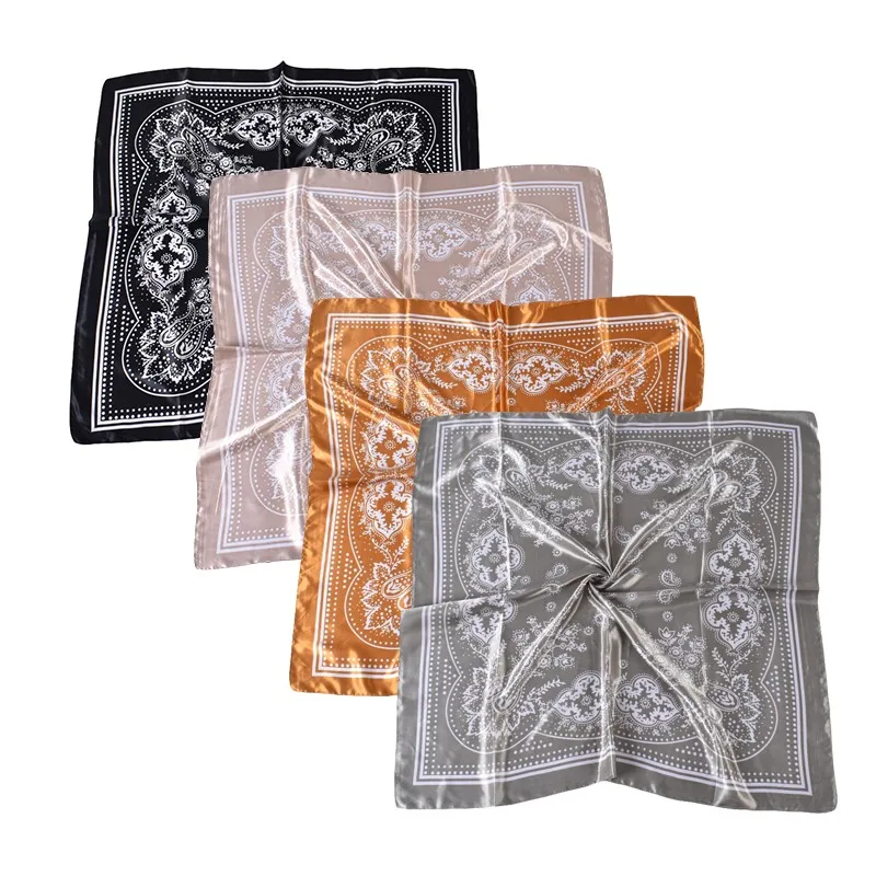 Spring New Retro Paisley Pattern Printed 90 Square Scarves Wholesale European and American Fashion Scarves