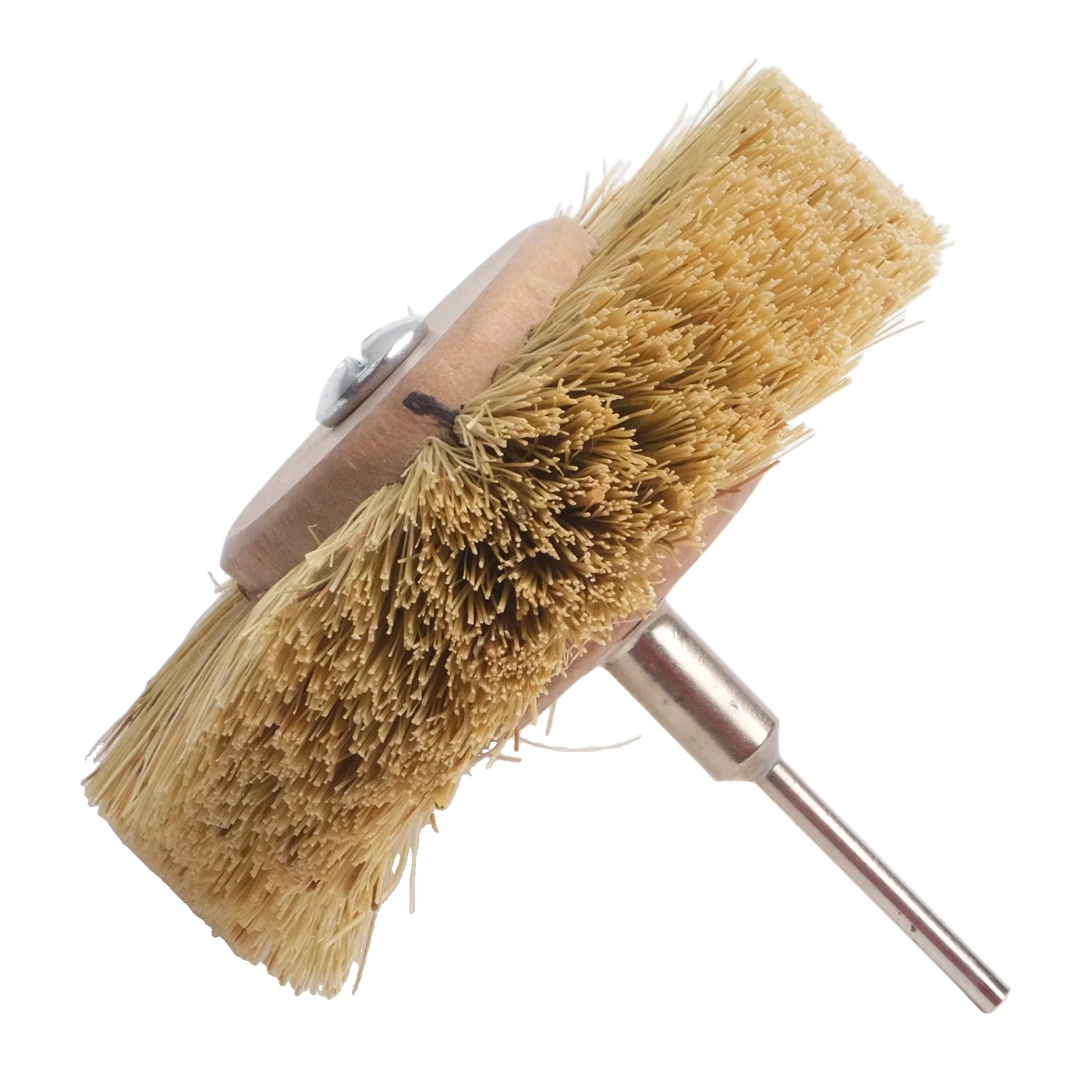 Grinding Buffing Wheel for Rotary Tools with Sisal Filament Hair Brush Designed for Polishing Walnut Jade and Bodhi Engraving