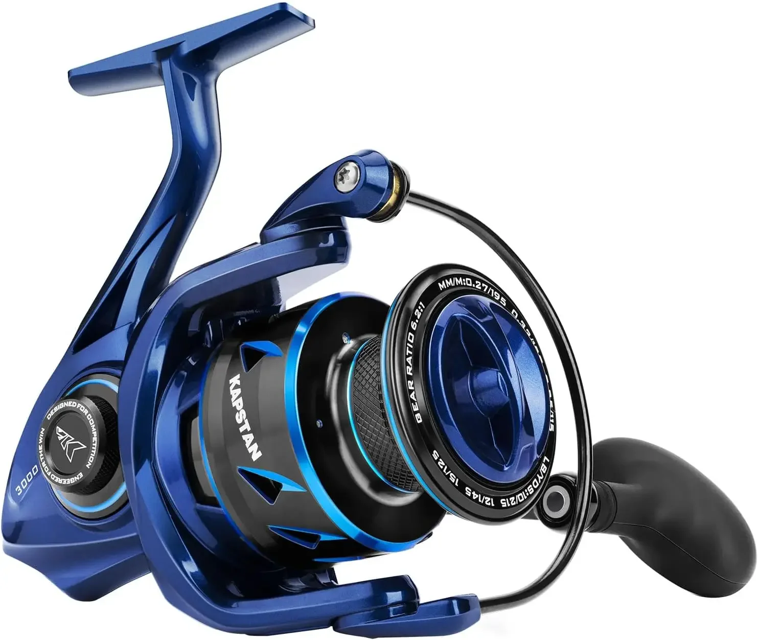 Saltwater Spinning Reel - IPX6 100% Waterproof – Up to 55LBs Max Drag Big Game Fishing Reel - 6.2:1 High Spe