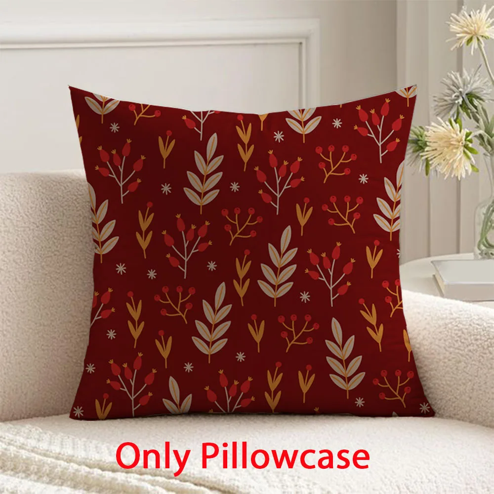 

Christmas Pillow cover autumn winter decorative 45x45 cushions cover for New Year home decor pillow case