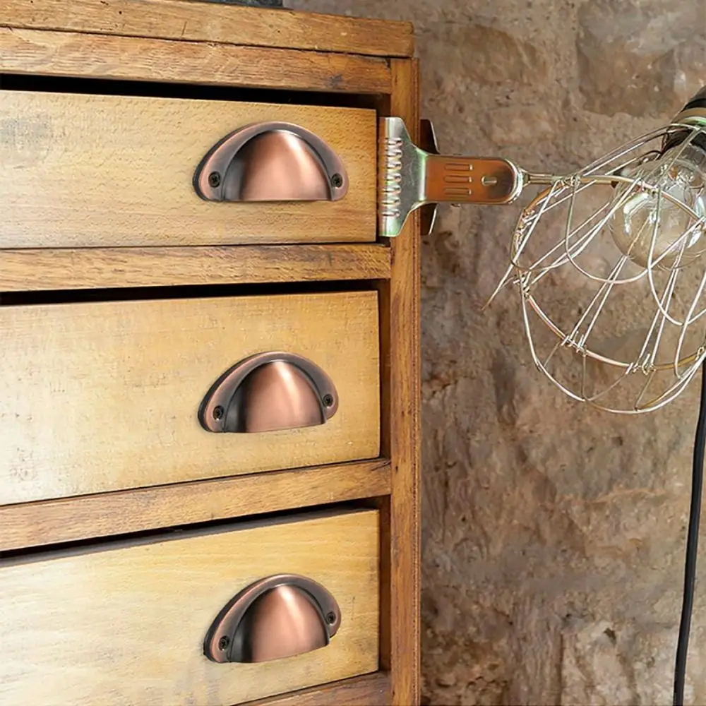 30 pezzi durevoli manopole per porte dell'armadio retrò di lusso push-pull armadio cassetto tira hardware per mobili maniglia a conchiglia finestra
