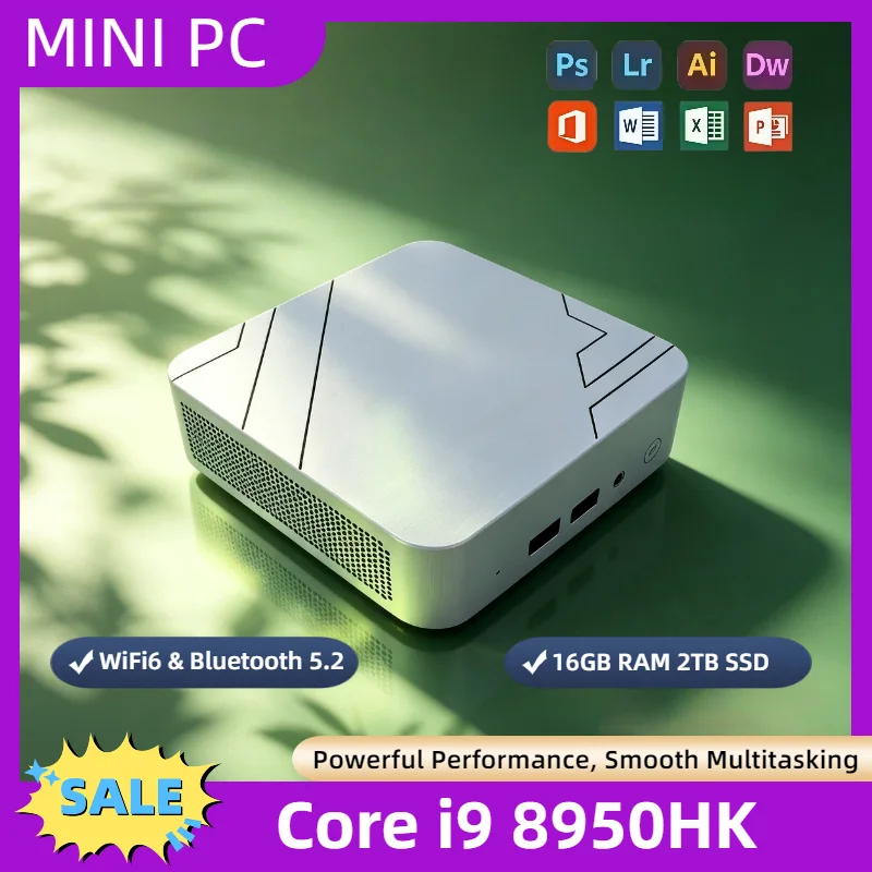 Home Office Pc - Новый портативный мини-ПК i9-8950HK, 16 ГБ