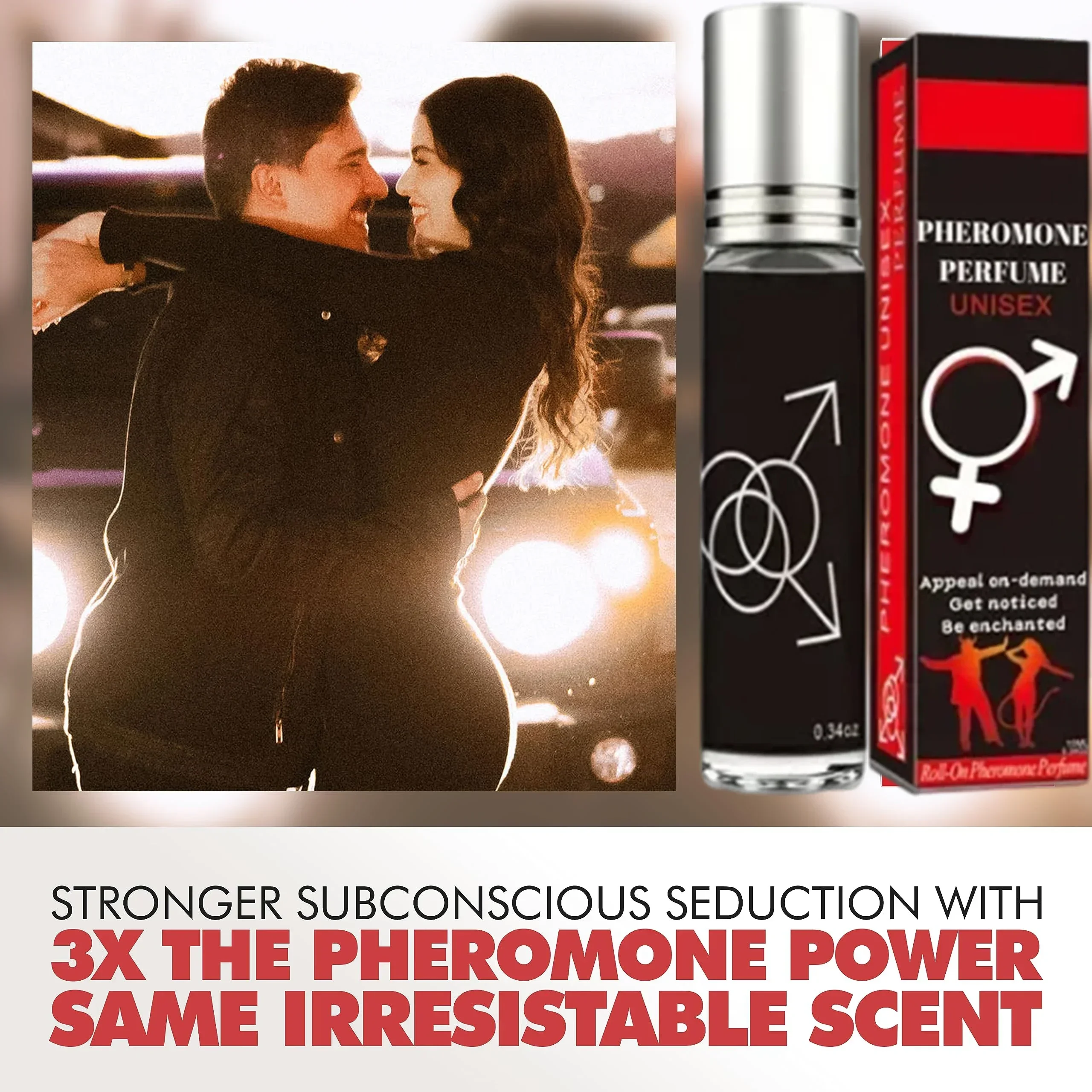 Antitranspirant, starkes Pheromon für Männer, lockt Frauen an. Androstenon-Pheromon-Flirten, sexuell stimulierendes Duftöl