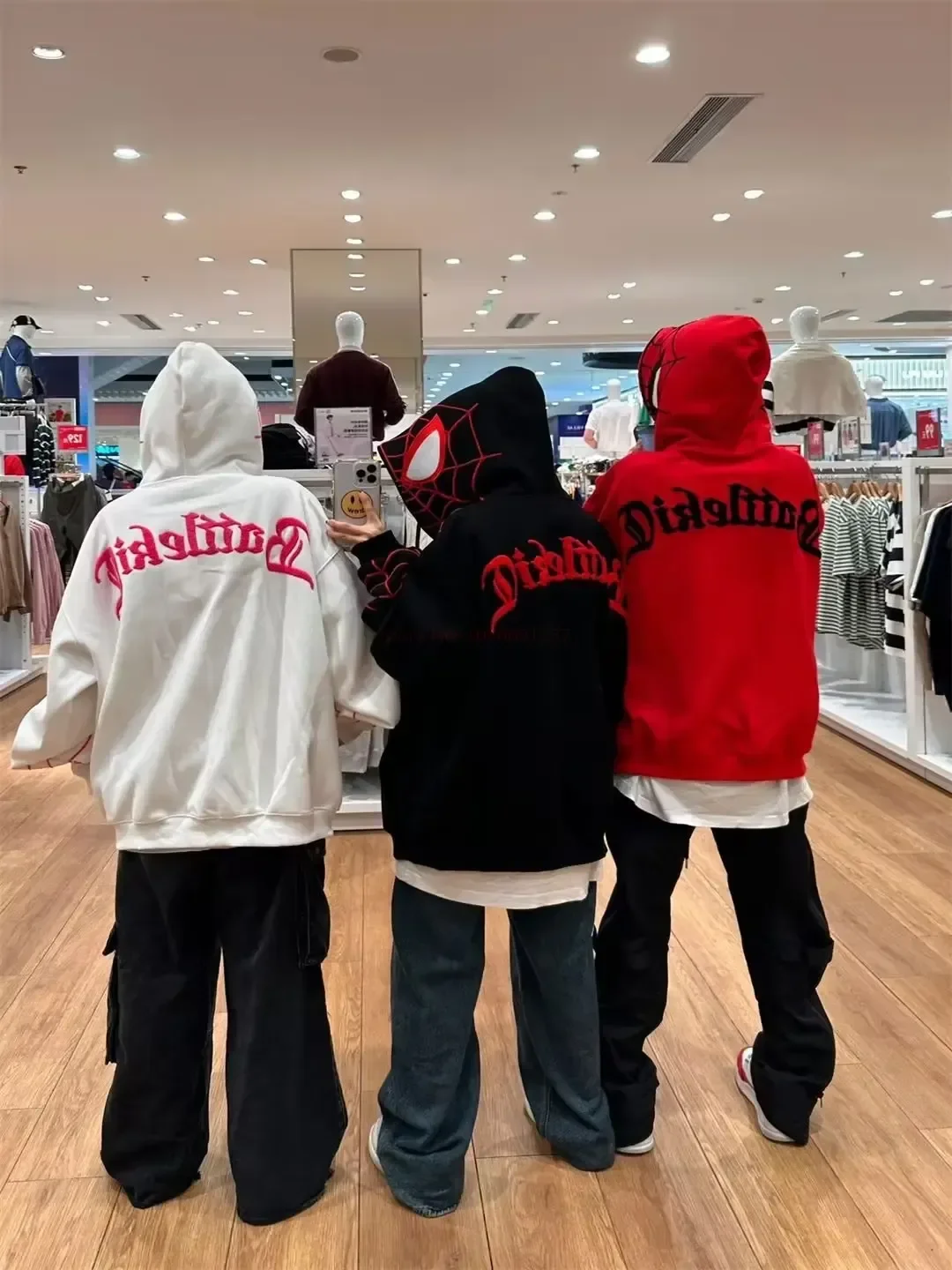 New Marvel Spider Man Hoodies Printing Hooded Fashion Hiphop Sweatshirts Zipper To Top Women Men Clothing Autumn Winter Overcoat