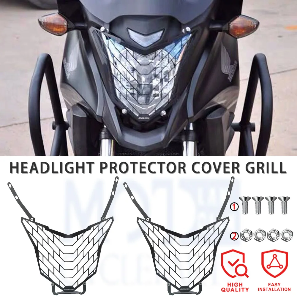 

Motorcycle CB500X 400X CB650F CBR650F Accessories Headlight Protection Cover Grille Guard For Honda CB500X CB400X 2019-2021 2022