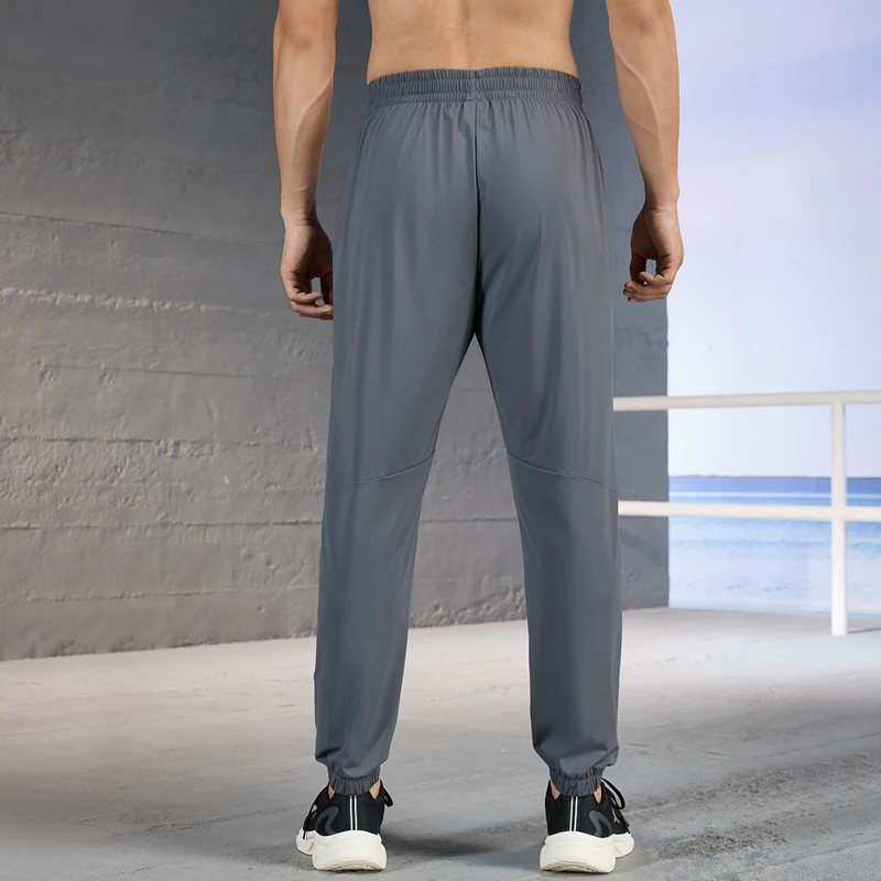 Xtep Knitting Cropped Pants For Men 2023 Spring Lightweight Sweatpants Comfortable Quick-Drying  Breathable Bottoms 877229840210