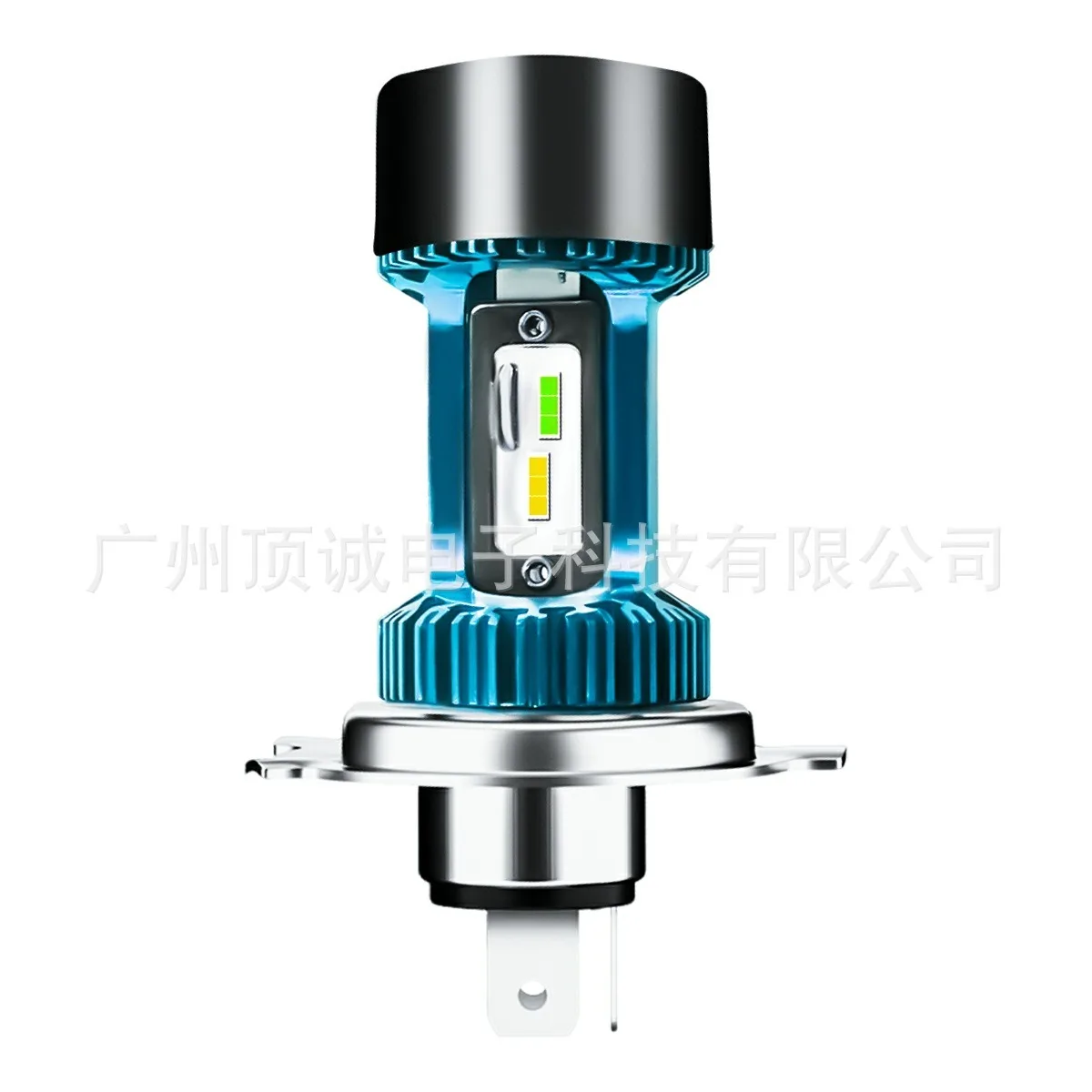3 Prong H4 LED Headlight Bulbs Built in Direct Plug Dual Light for Motorcycle Upgrade