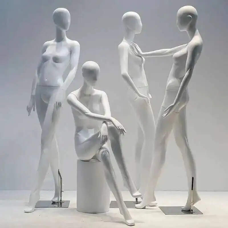 

Women's Body Full Clothing Nordic Mannequins Fashion Store Wedding Dress Window Display Props Fake Human Body Female Model Stand