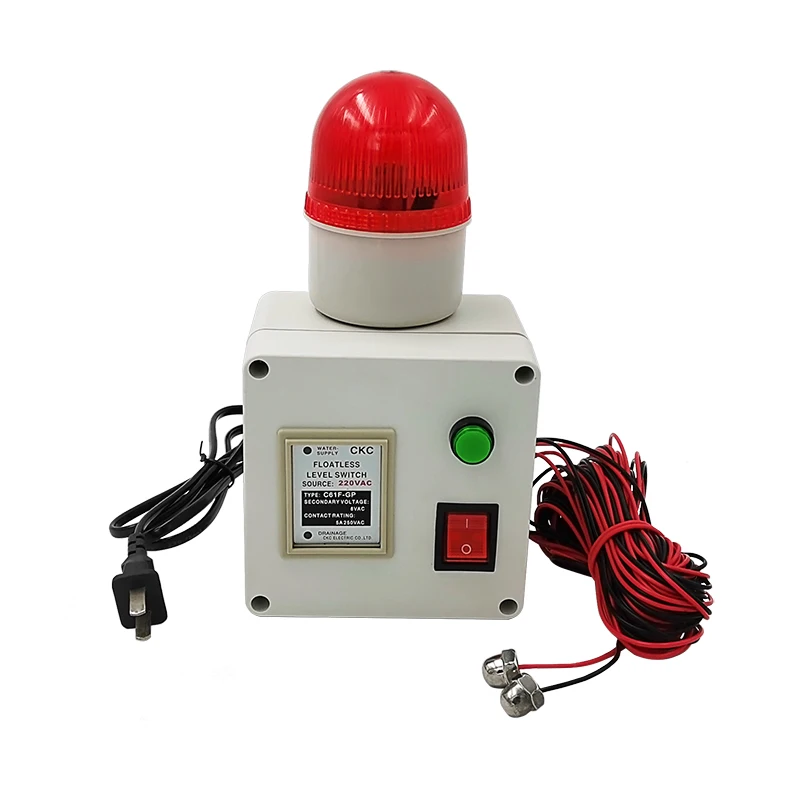 Wireless high low water level alarm automatic sensing of water saturation shortage remote sound and light alarm control switch
