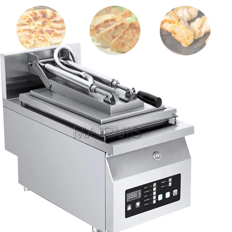 Double Cylinder Stainless Steel Fried Dumpling Machine Electric Fried Dumpling Machine