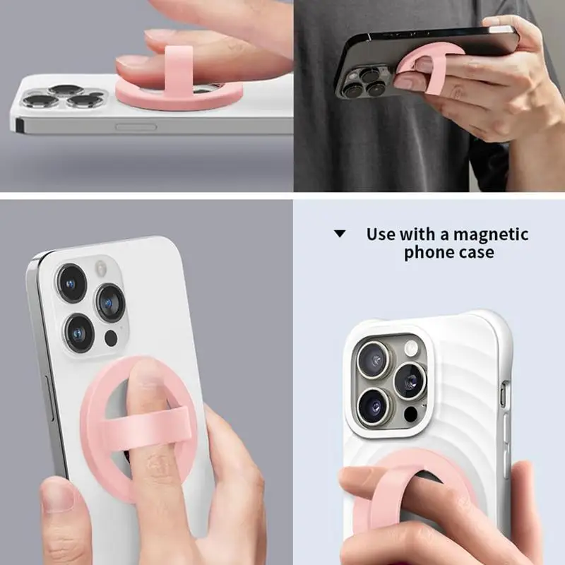 Magnetic Ring For IPhone 15 14 13 12Pro Androiid Phones Plate Sticker Rings For Wireless Charger Stand Magnetic Phone Grip image 4